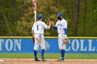 Baseball vs CGA  Wheaton College Baseball vs Coast Guard Academy during game one of the NEWMAC semi-finals playoffs. - (Photo by Keith Nordstrom) : Wheaton, baseball, NEWMAC